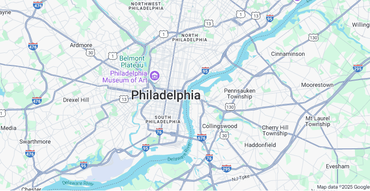 Philadelphia city map