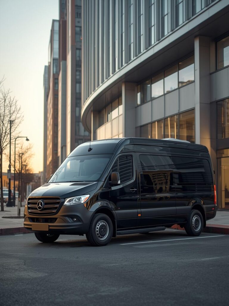 Luxury limo touring near Independence Hall and historic landmarks in Philadelphia.