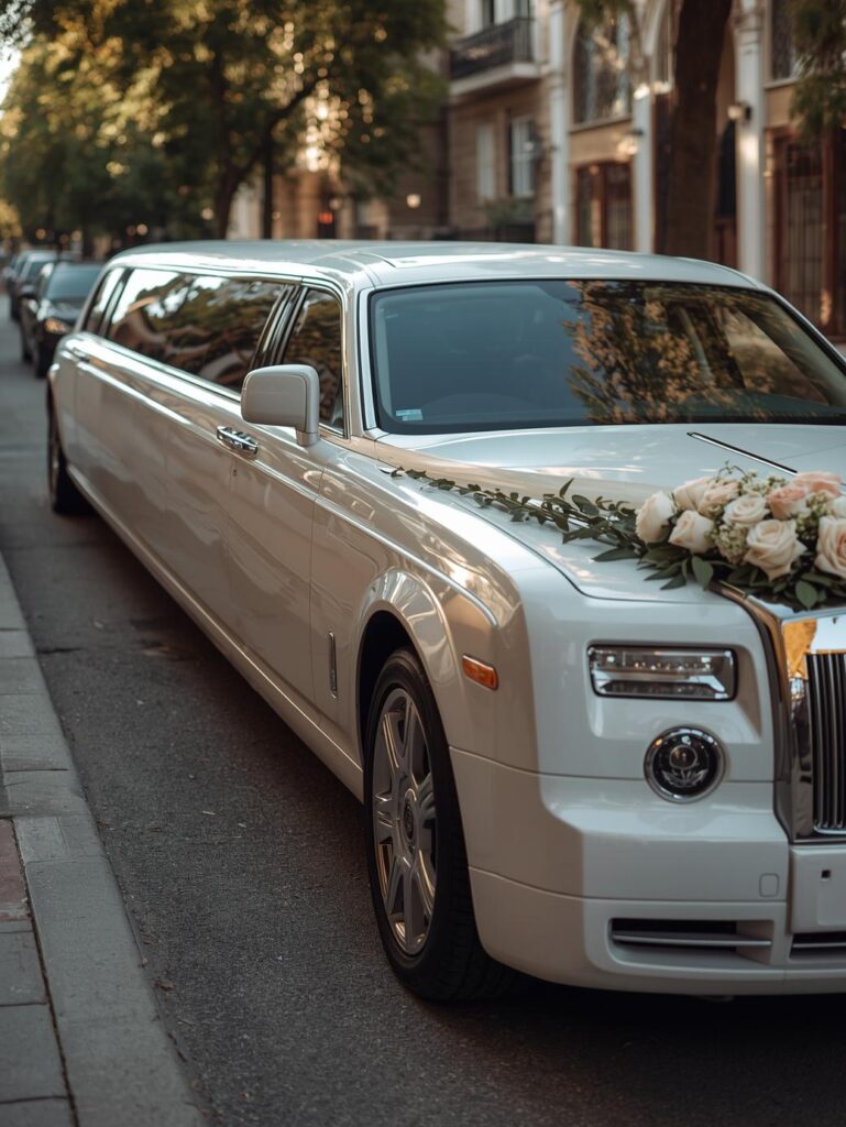 Tailored wedding limo packages in Philadelphia featuring luxury limousines, premium sedans, and chauffeur services for personalized wedding transportation.